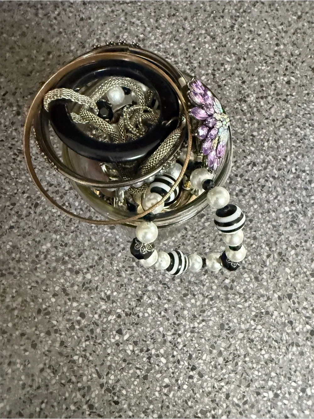 Vintage Estate Mystery Jewelry Jar